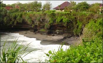 Cliff at Tanah Lot Temple