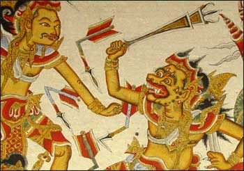 Painting at Klungkung