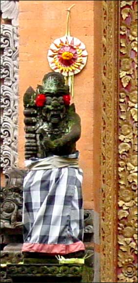 Statue Wearing Sarong