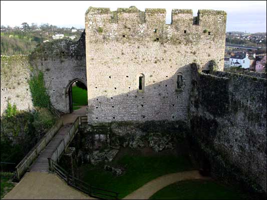 Wall of the Keep: Chepstow Castle