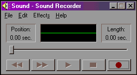 microsoft sound recorder
