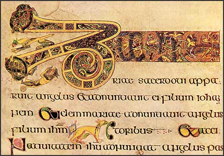 Book of Kells, Ireland, c. 800 CE